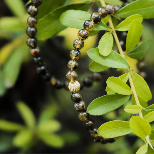 有药手串 | 药珀琥珀材质。蜜蜡手串佛珠天然琥珀珠子文玩手链男女手链中式。 商品图5