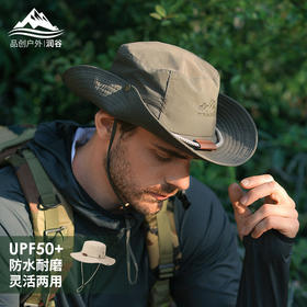 「数色可选！户外渔夫帽」新款防晒渔夫帽 男夏季户外露营钓鱼登山帽遮阳透气牛仔帽子防泼水配饰