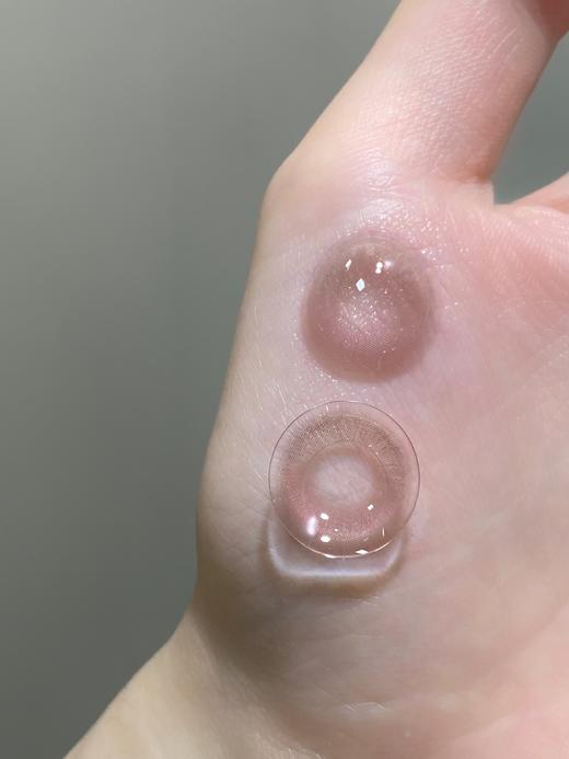 HUOHUOCON 奶泥兔耳 半年抛 两片 14.2mm 参考着色 13.3mm 基弧 8.6 含水 38% 新锐国货 商品图5