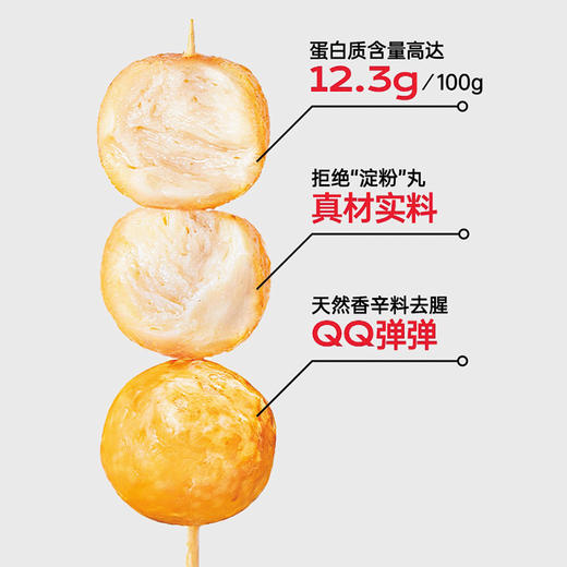  七年五季高蛋白鳕鱼丸健身即食低脂低代餐卡鳕鱼丸小零食 商品图3