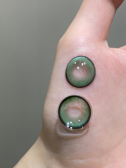 HUOHUOCON 绿光蜥蜴 半年抛 两片 14.5mm 参考着色 13.9mm 基弧 8.6 含水 38% 新锐国货 商品图4