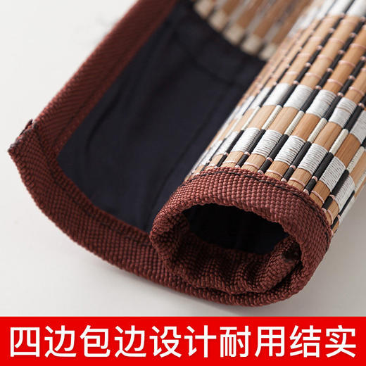 笔帘丨天然原色笔卷 毛笔袋中号笔帘笔包 书法绘画放笔专用竹帘 特价 商品图2
