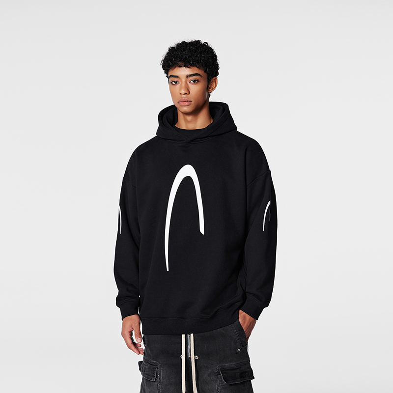 【Achock官方店】美式街头重磅印花情侣卫衣潮牌连帽宽松上衣男女