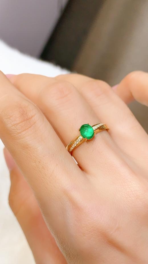 0.69ct 祖母绿戒指 商品图4
