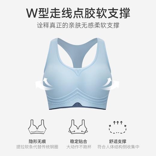 跃牌【欲动春风】系列 工字背抗菌3D立体杯文胸运动内衣女LH1015 商品图3