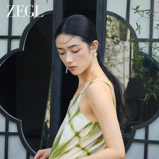 ZEGL设计师风影声声系列流苏耳环女新款爆款新中式耳钉气质耳饰品 商品图2