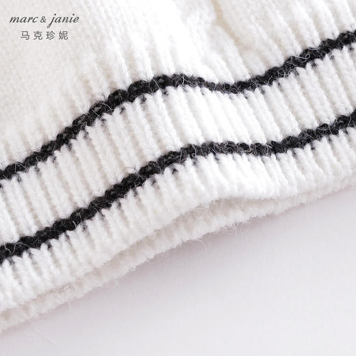 【打折】马克珍妮春装 男女童学院风V领针织马甲221502 商品图4