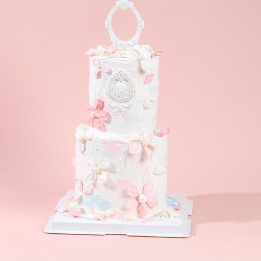 【提前一天预定】双层|超美复古巴洛克风蛋糕【D4809】 商品图3