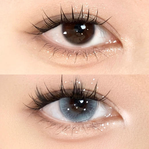 HUOHUOCON 炫蓝蘑菇 半年抛 两片 14.2mm 参考着色 13.5mm 基弧 8.6 含水 38% 新锐国货 商品图2