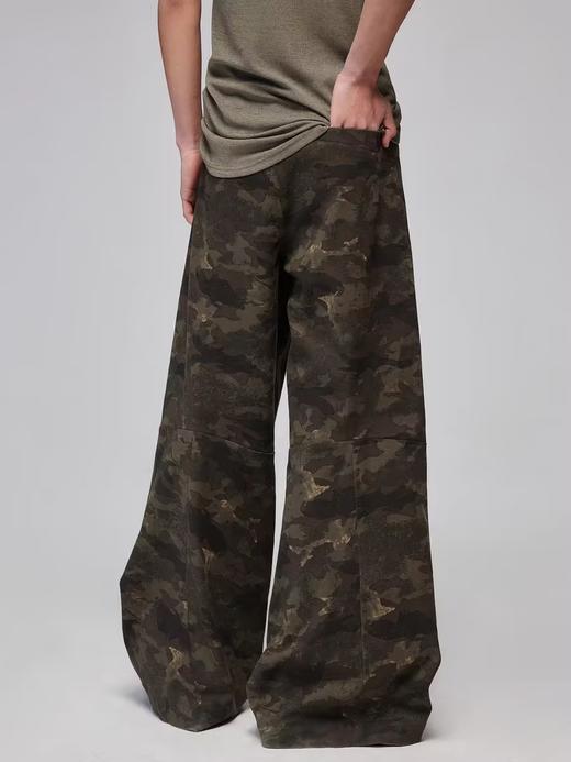 Simple Project/K2489/迷彩宽松分割立裁宽腿直筒廓形长裤 商品图2