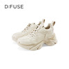 D:FUSE迪芙斯2024年秋季新款松糕厚底轻量老爹鞋休闲运动鞋女DF43112379 商品缩略图5