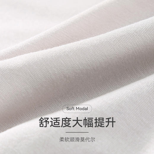 芬腾舒适夏季少女内裤女士莫代尔中腰薄款女透气无痕三角裤短裤头 商品图1