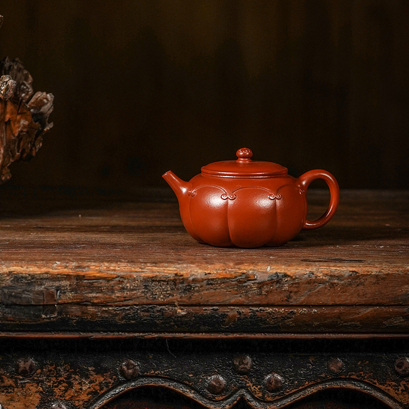 龙德堂陶艺 汤宣武制《亨通如意》原矿大红袍 210cc 库存请咨询客服