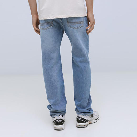 GCDS 男士直筒休闲牛仔裤 蓝色 A1OM2908DA075 商品图2