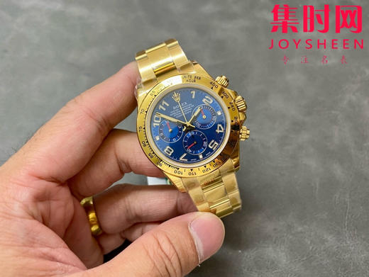 ROLEX劳力士 宇宙计型迪通拿系列 黄金蓝魔 男士腕表 商品图3