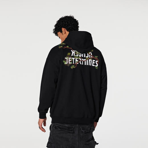 【Achock官方店】美式复古街头迎客松重磅刺绣卫衣男国潮宽松连帽 商品图3