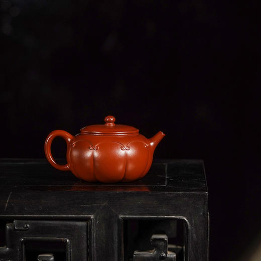 龙德堂陶艺 汤宣武制《亨通如意》原矿大红袍 210cc 库存请咨询客服 商品图1