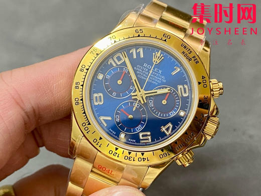 ROLEX劳力士 宇宙计型迪通拿系列 黄金蓝魔 男士腕表 商品图2