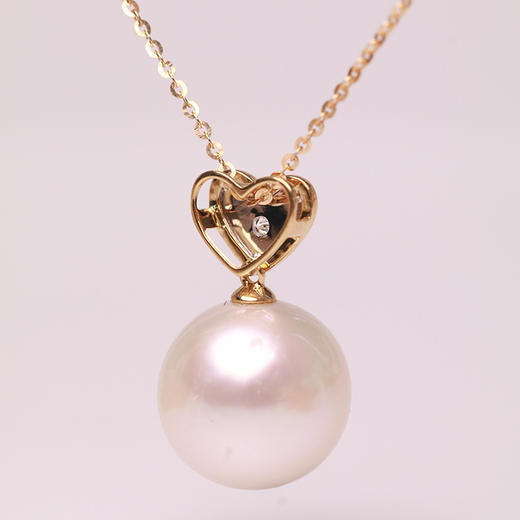 美裕 金18K淡水珍珠链牌11-12mm 108310W 商品图4