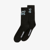 GCDS 男女通用字母徽标袜子 黑色 A1OU3800KD399 商品缩略图1