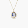 北京仓｜Vintouch-Little Lovelies Blue Cameo-蓝瓷美人像 珍珠 浮雕 项链［意大利设计师] 商品缩略图2