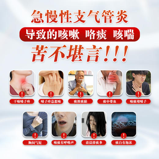 祖医堂医用穴位贴敷（咳嗽）李时珍集团出品 止咳平喘 每天一贴 商品图1