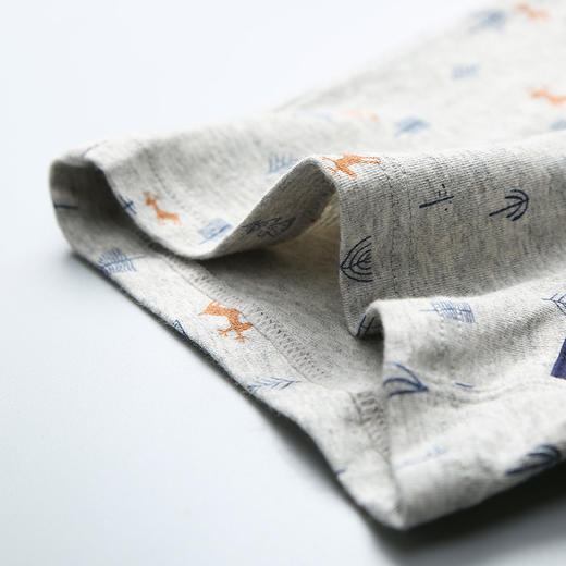 芬腾【3条盒装】夏季男士内裤纯棉大码透气男青年平角裤性感潮流 商品图3