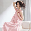 芬腾吊带睡裙女夏天新款纯色薄款圆领甜美可爱少女透气连衣中长裙 商品缩略图2