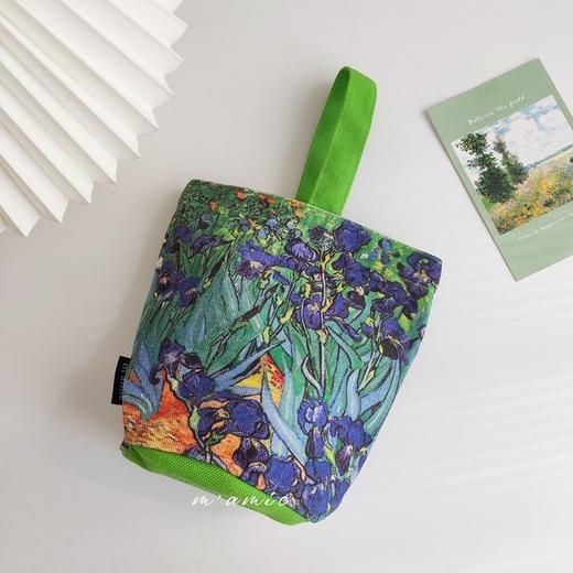 梵高绘画水桶包随身小手提包妈咪包外出手拎包上班便当包 商品图7