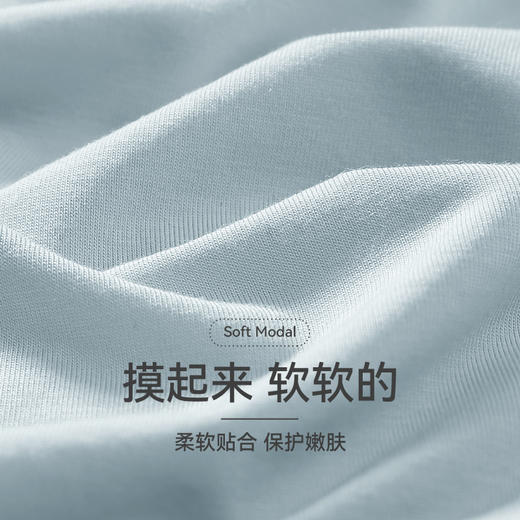 下架 芬腾内裤女士莫代尔中腰薄款抗菌纯棉裆少女透气纯色三角裤短裤头 商品图1