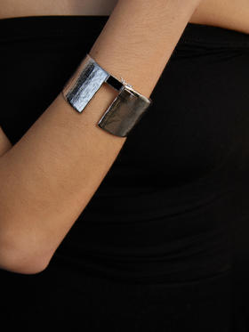 ABOAB｜ONYX HINGED Bracelet [ 手镯  银 ]【SURROUND】