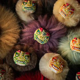 【社群专享】王居梅老师手工制作 浚县皮老虎 会叫的中华传统毛绒玩具