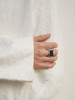 ABOAB｜PICTURE IN PICTURE Ring [ 戒指  银lapis / 银onyx ]【SURROUND】 商品缩略图0
