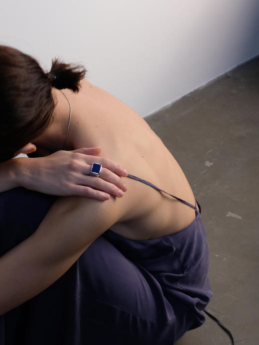 ABOAB｜PICTURE IN PICTURE Ring [ 戒指  银lapis / 银onyx ]【SURROUND】 商品图2