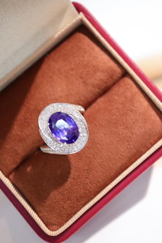 3.06ct 蓝宝石戒指 商品图2