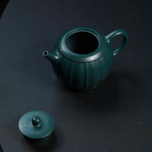 龙德堂陶艺 汤宣武制《一鼓作气》苏门答腊青 275cc 库存请咨询客服 商品图3