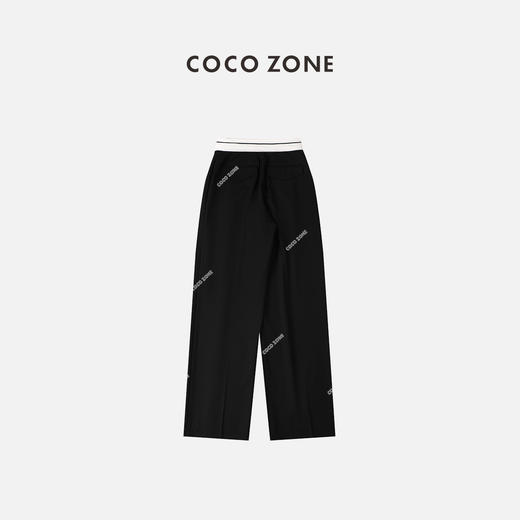 COCO ZONE 时尚百搭黑色西裤 23C18050 商品图1