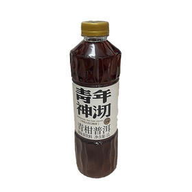 青年神沏青柑普洱调味茶饮料1L