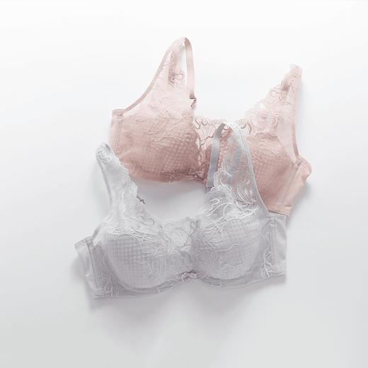 安莉芳 蜂巢杯内衣女士蕾丝大胸显小文胸EBW0872 商品图3
