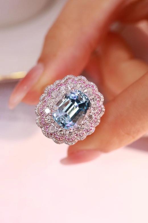 4.81ct 蓝宝石戒指 商品图1