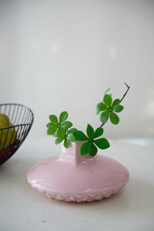 粉色几何花瓶 商品图0