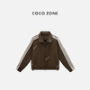 COCO ZONE "三杆户外“ 时尚立领拉链外套条纹拼色长袖上衣CC2B1225 商品缩略图0