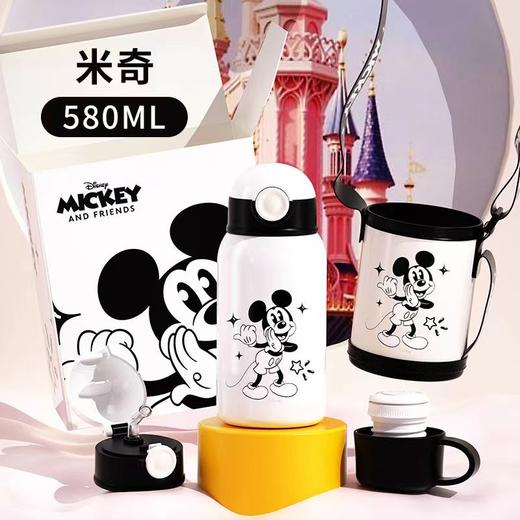 DISNEY迪士尼儿童水杯580ml吸管杯宝宝保温杯婴儿夏季杯儿童保温水杯 米奇保温杯 商品图0