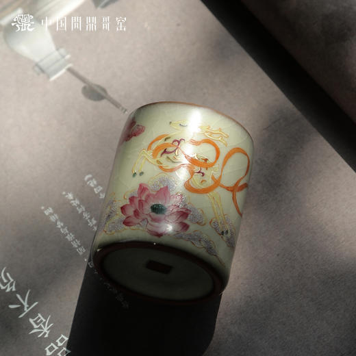 问鼎哥窑碎玉精工款萧竹杯 （九色鹿） 商品图3