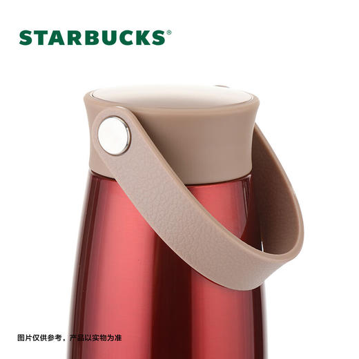 星巴克  开运红款不锈钢提手杯503ml 商品图3