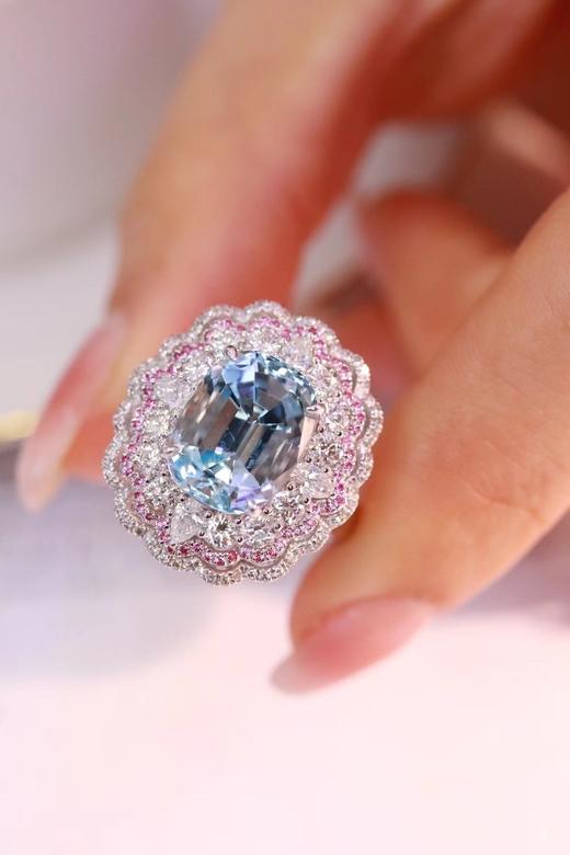 4.81ct 蓝宝石戒指 商品图2