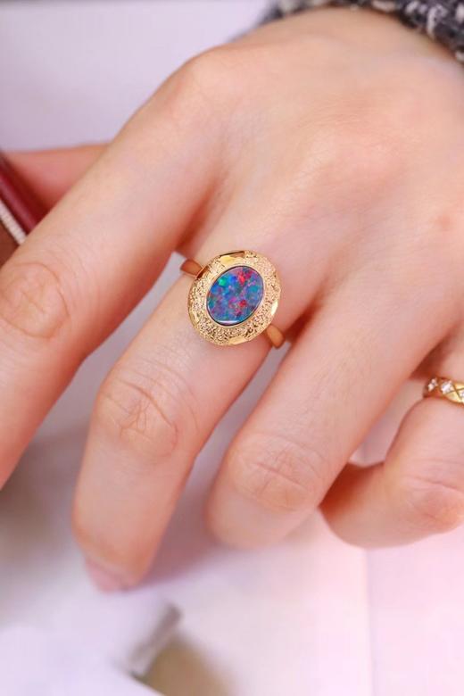 1.12ct 欧泊戒指 商品图0