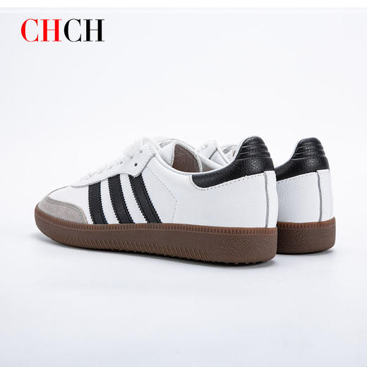 CHCH复古德训鞋真牛皮舒适运动休闲百搭年轻时尚女鞋平衡鞋 商品图1