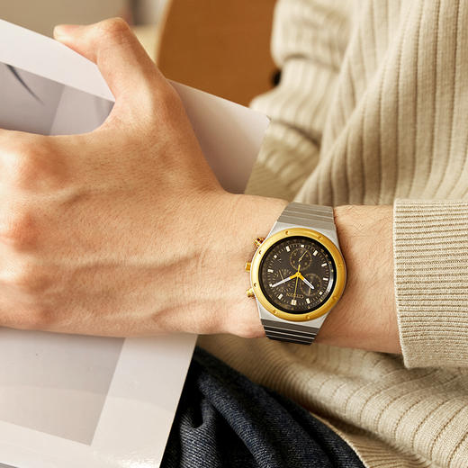 西铁城/CITIZEN复古光动能石英休闲经典男手表AT2544-64E 商品图9