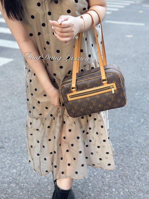 LV 中古 开口笑 老花 手提 单肩包 商品图0